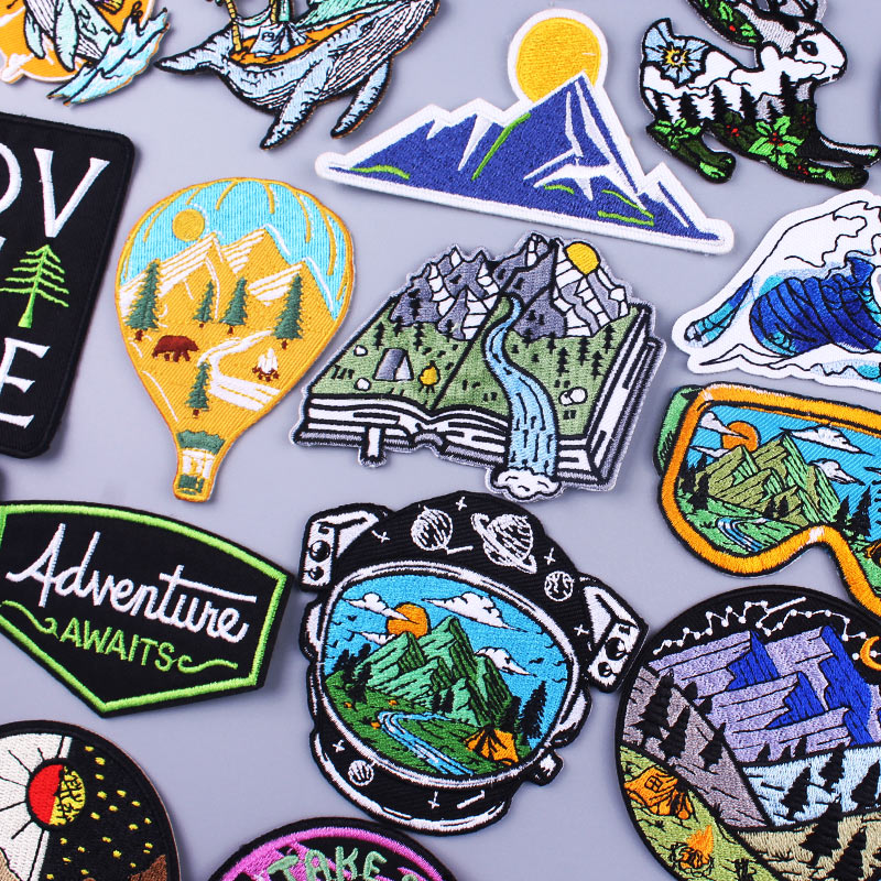 Outdoor Adventure Travel Show - Nature Adventure Travel Patches For Clothing