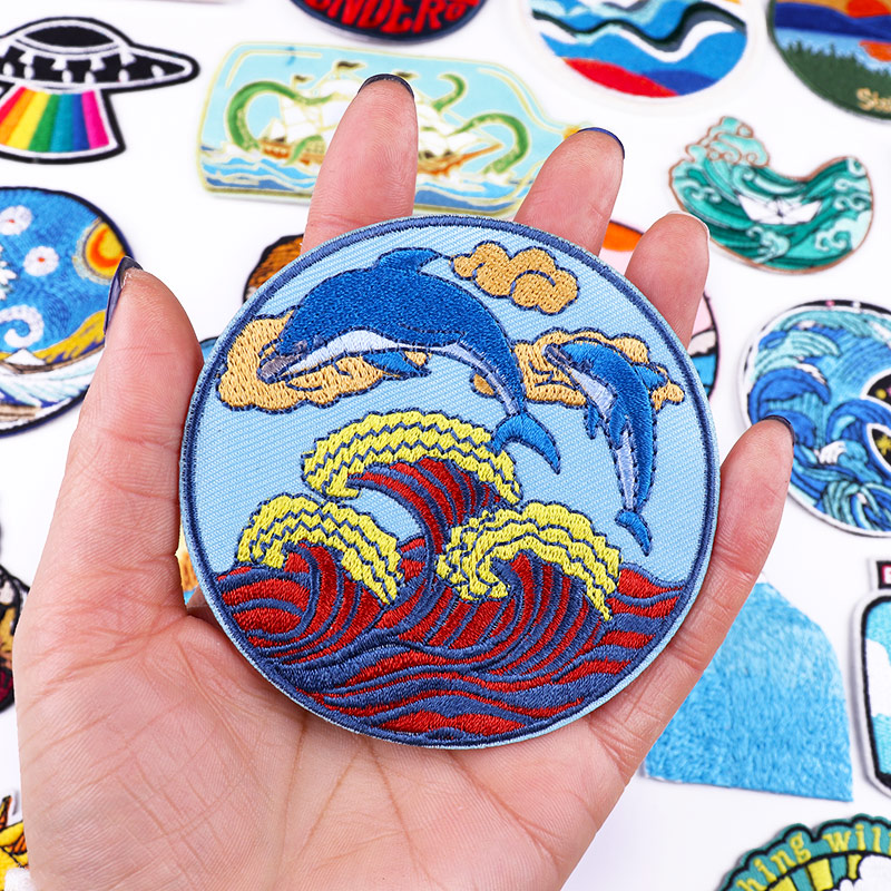 Iron On Patches DIY Outdoor Tr - Outdoor Adventure Travel Show ulasan dan harga