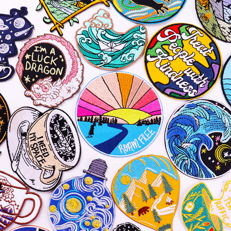 Iron On Patches DIY Outdoor Tr - Outdoor Adventure Travel Show ulasan dan harga