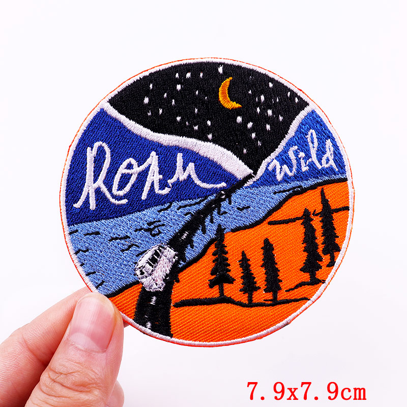 Iron On Patches DIY Outdoor Tr - Outdoor Adventure Travel Show ulasan dan harga
