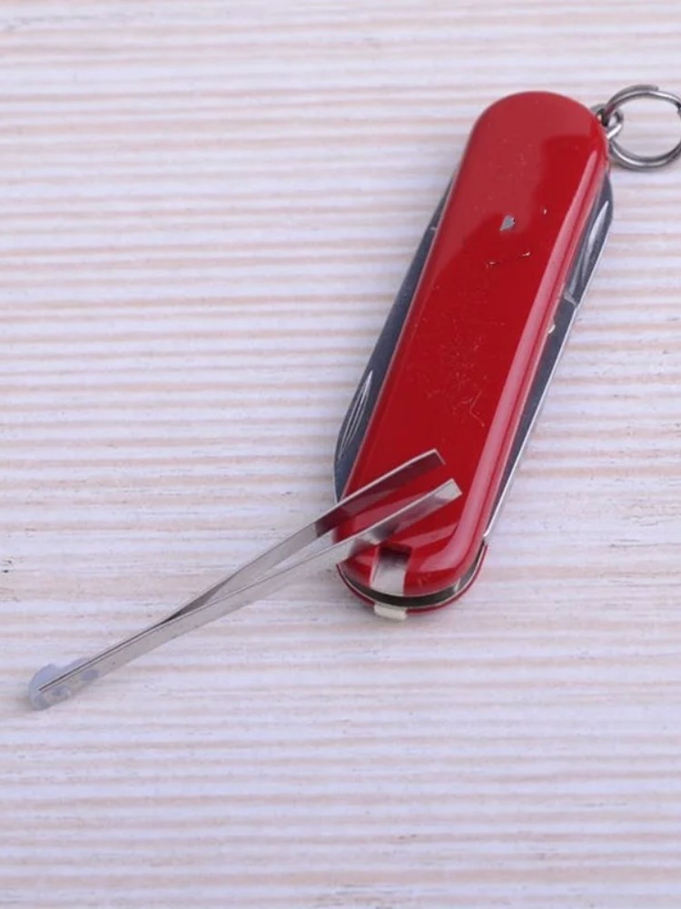 5PC Stainless A.6142 Tweezers  - Fire Piston Starter ulasan dan harga