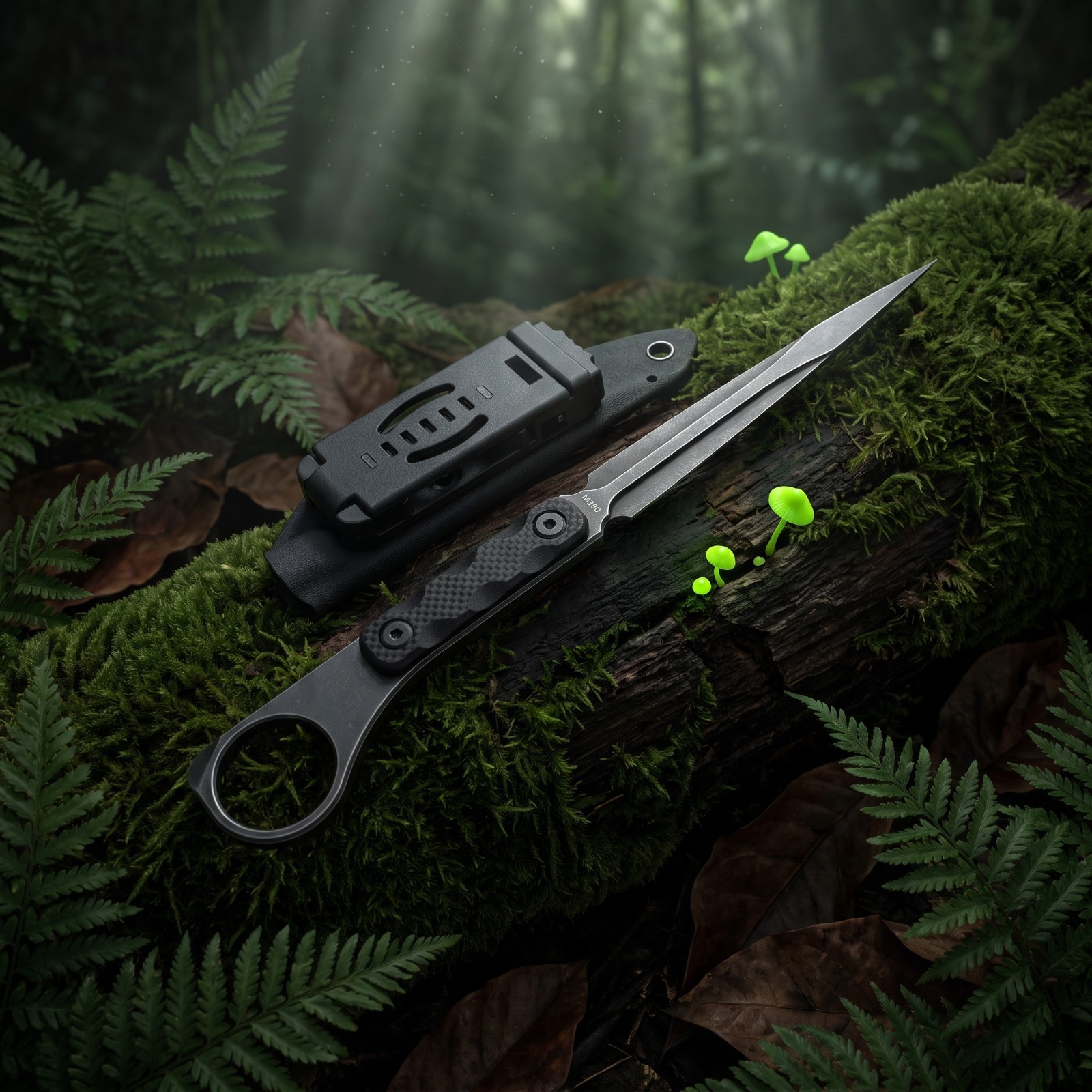 High Hardness Steel Fixed Blad - Survival Knife Full Tang ulasan dan harga