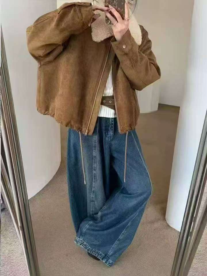 Lamb Wool Jacket Oversize Woma - Outdoor Adventure Farm ulasan dan harga