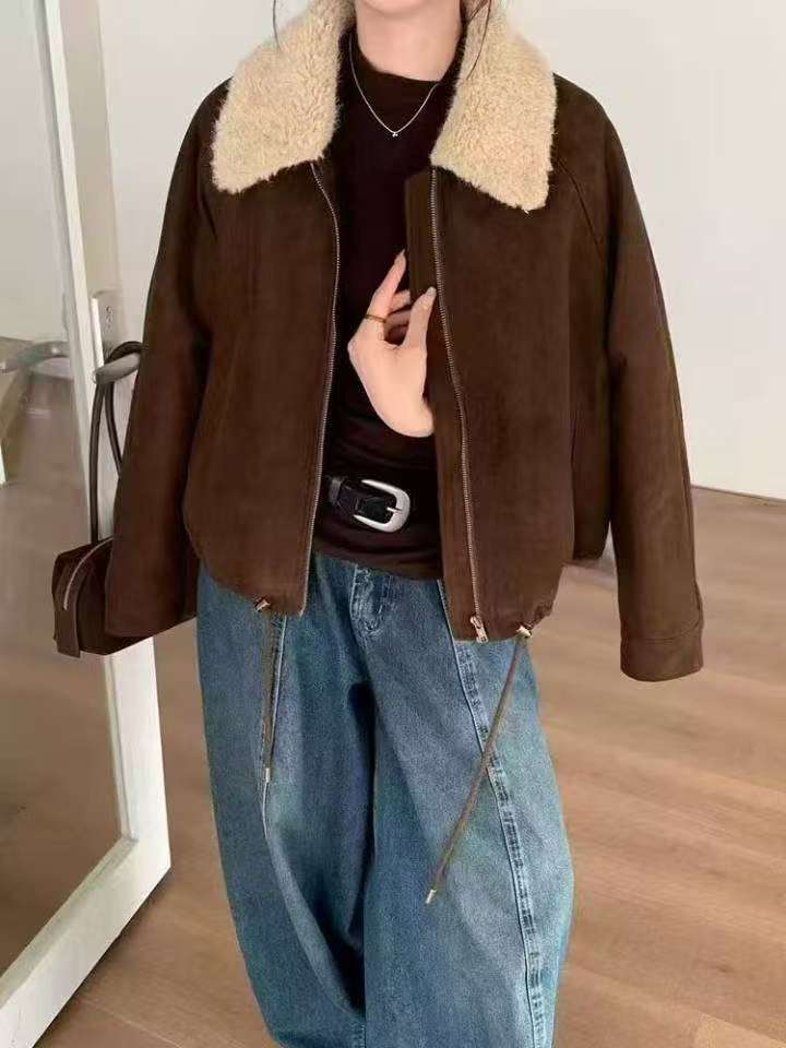Lamb Wool Jacket Oversize Woma - Outdoor Adventure Farm ulasan dan harga