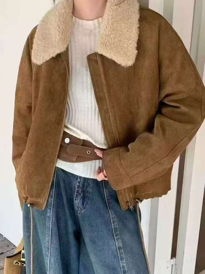 Lamb Wool Jacket Oversize Woma - Outdoor Adventure Farm ulasan dan harga