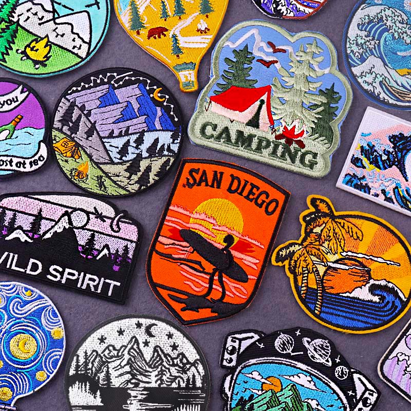 Wilderness Patches On Clothes  - Outdoor Adventure Show ulasan dan harga