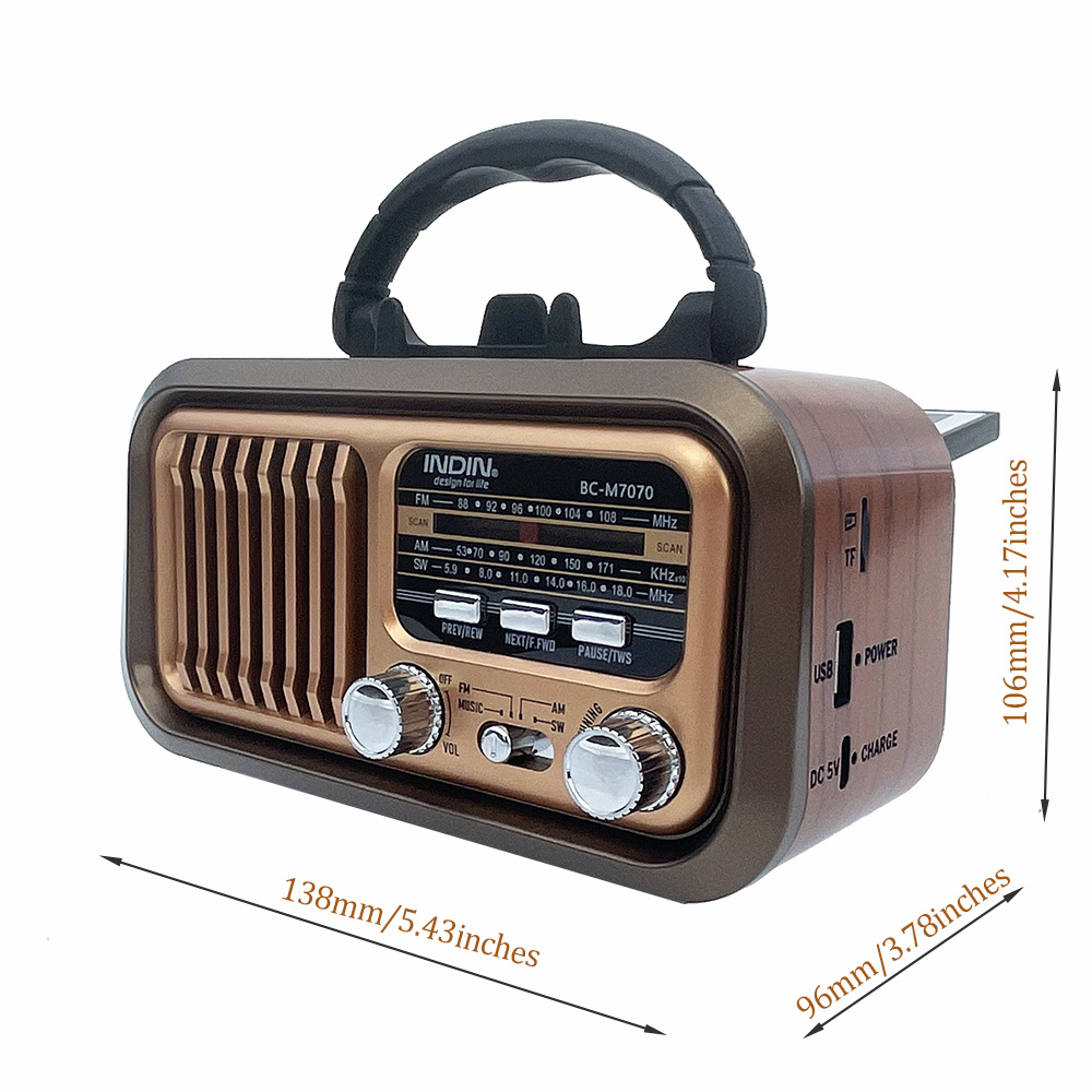 Radio Portable AM FM SW Vintag - Emergency Radio Solar ulasan dan harga