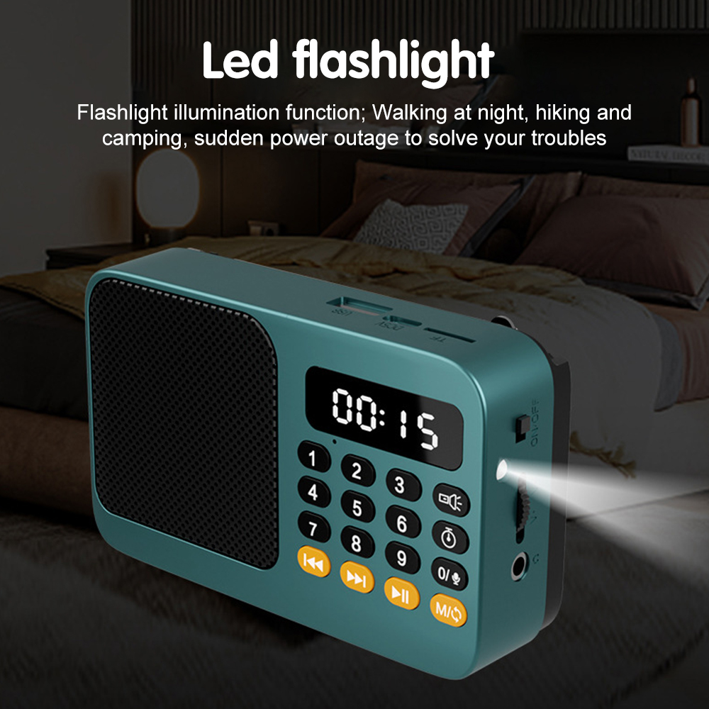 Portable Radio Music Player Ha - Emergency Radio Solar ulasan dan harga