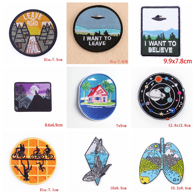 10PCS Rainbow Patch Mountain A - Outdoor Adventure Travel Show ulasan dan harga