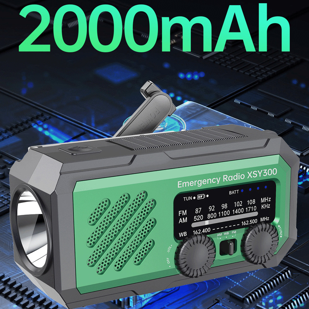 New 2000mAh Emergency Radio So - Emergency Radio Solar ulasan dan harga