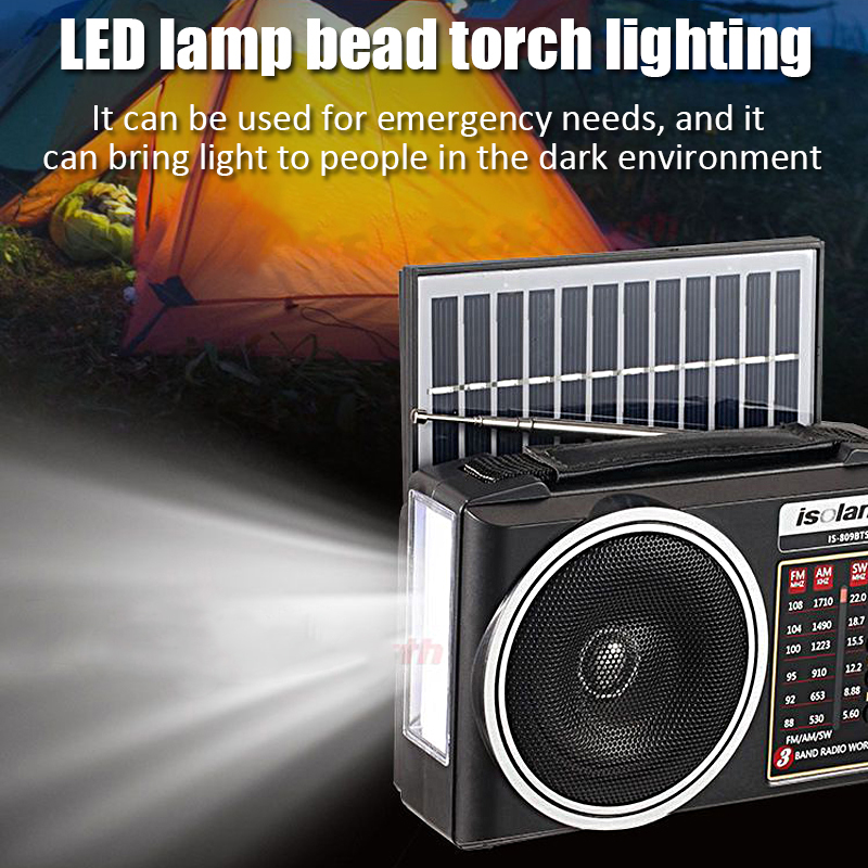 Portable FM/AM/SW Radio Solar  - Emergency Radio Solar ulasan dan harga