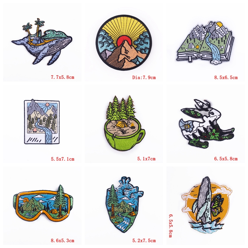 10PCS/lots Mountain Adventure  - Outdoor Adventure Travel Show ulasan dan harga